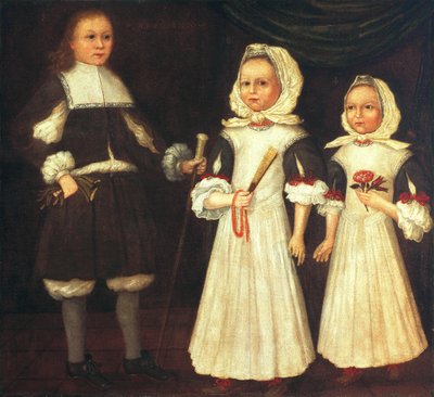 David, Joanna und Abigail Mason von Freake Gibbs Painter